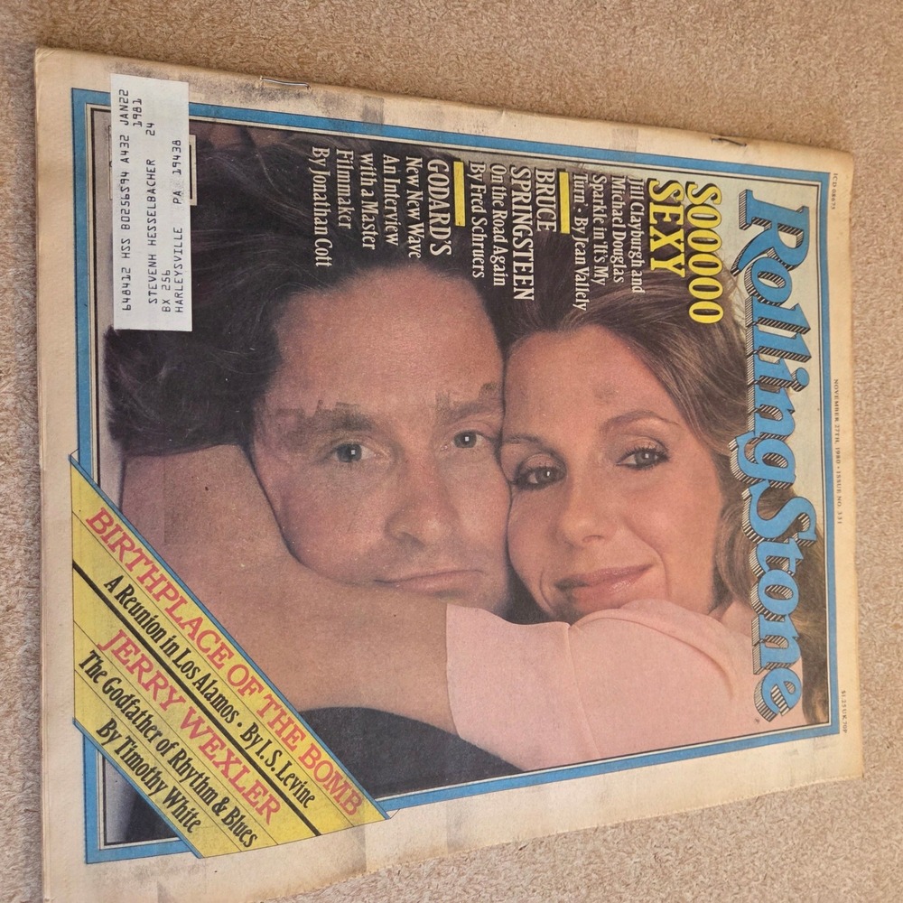 Rolling Stone Magazine Issue 331 Nov 27 1980 Jill Clayburgh Michael Douglas